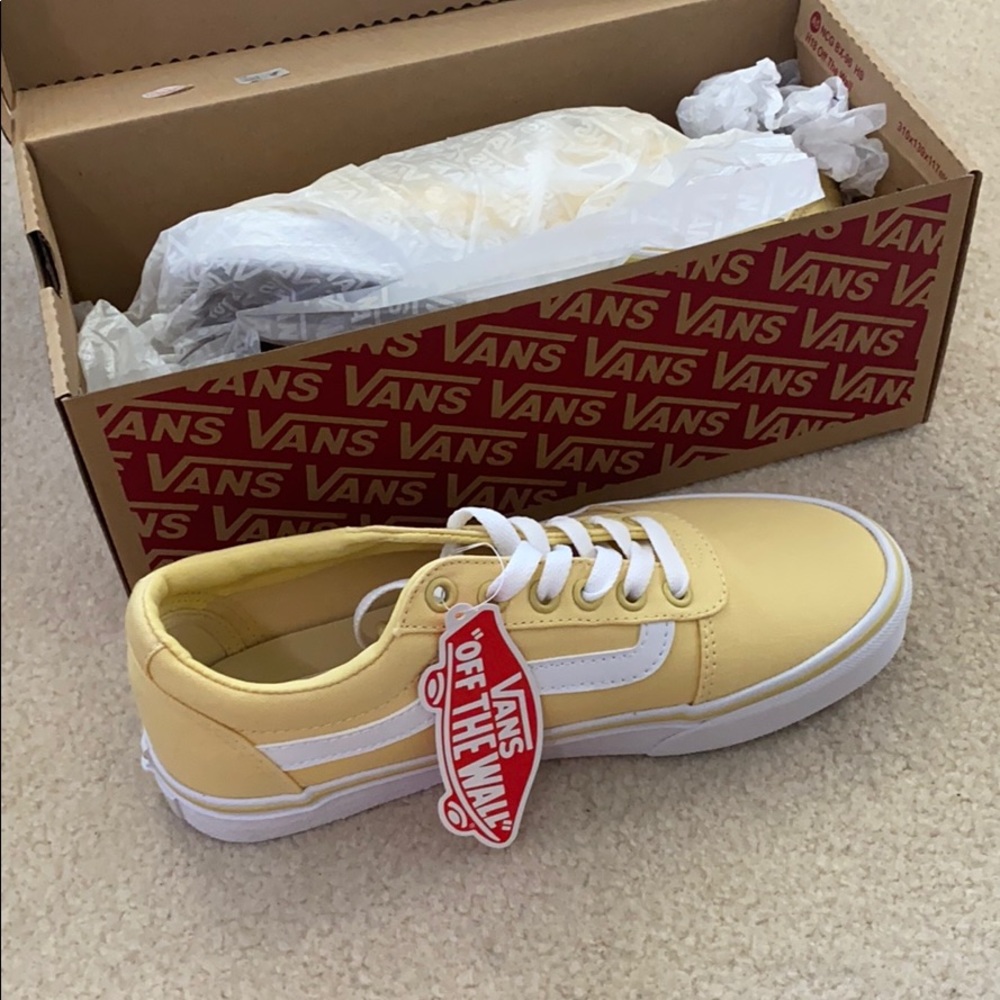 Canvas Pineapple Slice Vans, brand new